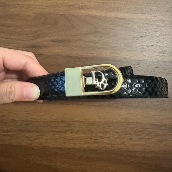 Dior Accessories - Vintage Dior Leather Belt